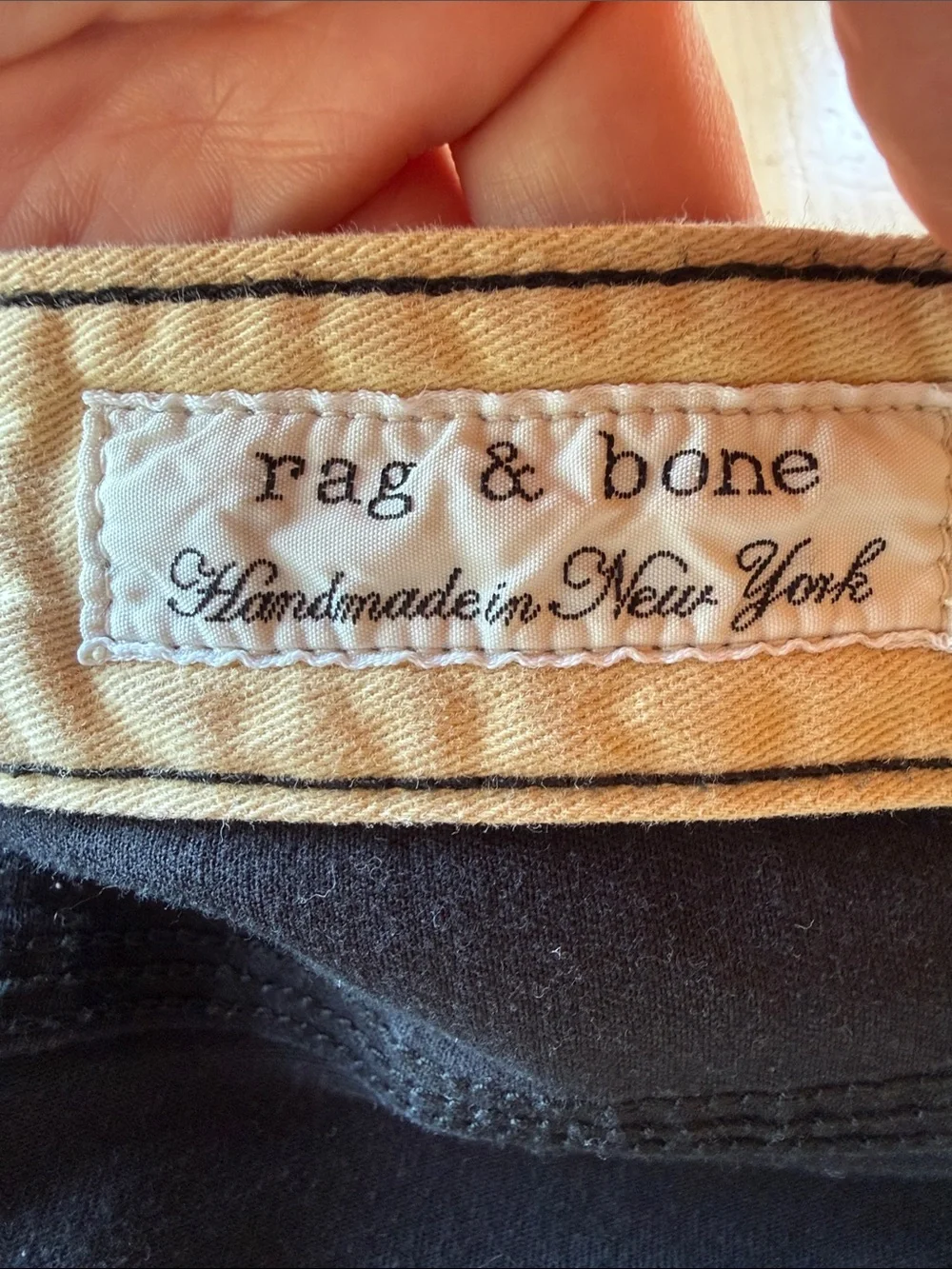 Rag & Bone Jean Women’s Size 29 Made in USA Dark Wash Stretch Denim Cotton Lycra